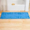 Extra Long Wave Memory Foam Bath Mat Blue - Yorkshire Home -Baxton Studio Store GUEST ed2ce397 ccdd 48e3 9371 bb387ce929cb