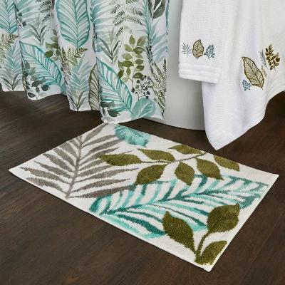 Sprouted Palm Bath Towel White - SKL Home 5 Sprouted Palm Bath Towel White - SKL Home - Image 3