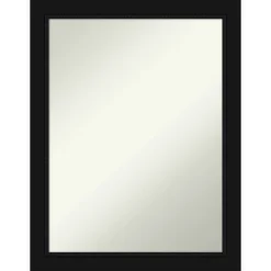 Amanti Art Avon Black Non-Beveled Bathroom Wall Mirror 26 Amanti Art Avon Black Non-Beveled Bathroom Wall Mirror -Baxton Studio Store GUEST ee8fe540 888a 4dc3 b003 2aa18436b806