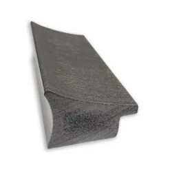 41" X 30" Non-Beveled Elegant Narrow Bathroom Wall Mirror Brushed Pewter - Amanti Art