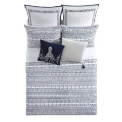 Reef Quilt Set Blue/White - Oceanfront Resort -Baxton Studio Store GUEST eeef7ab8 f21e 4db4 b906 199255d72b7d