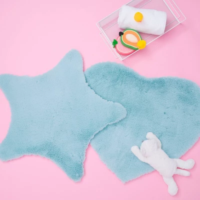 29"x30" Cosmic Star Shaped Bath Mat - Freshmint Kids 4 29"x30" Cosmic Star Shaped Bath Mat - Freshmint Kids - Image 2