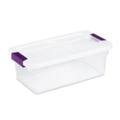 Sterilite 6 Quart Plastic ClearView Multipurpose Stacking Storage Container Tote With Secure Latching Lid For Home And Office Organization 16 Sterilite 6 Quart Plastic ClearView Multipurpose Stacking Storage Container Tote With Secure Latching Lid For Home And Office Organization -Baxton Studio Store GUEST ef9577d0 93b2 420d a9c0 9687b5d958f6