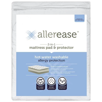 2-in-1 Hot Water Washable Allergy Protection Mattress Pad - AllerEase 7 2-in-1 Hot Water Washable Allergy Protection Mattress Pad - AllerEase - Image 5