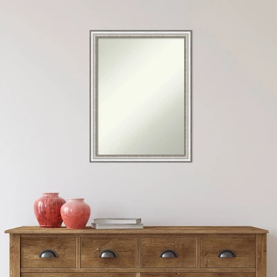 21" X 27" Non-Beveled Salon Silver Narrow Bathroom Wall Mirror - Amanti Art 10 21" X 27" Non-Beveled Salon Silver Narrow Bathroom Wall Mirror - Amanti Art - Image 8