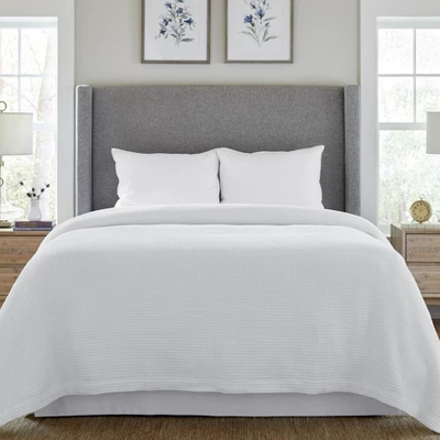 Pointehaven 300 GSM Long Staple Soft Cotton Hypoallergenic Breathable Waffle Blanket 5 Pointehaven 300 GSM Long Staple Soft Cotton Hypoallergenic Breathable Waffle Blanket - Image 3