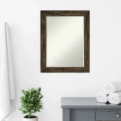 Amanti Art Fencepost Narrow Petite Bevel Wood Bathroom Wall Mirror 19 Amanti Art Fencepost Narrow Petite Bevel Wood Bathroom Wall Mirror -Baxton Studio Store GUEST f11f66f6 682f 428d 82b0 a6b7165d16c5