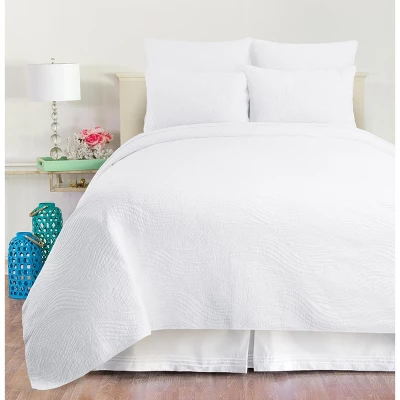 C&F Home 26" X 26" Tranquil Waves White Euro Sham 4 C&F Home 26" X 26" Tranquil Waves White Euro Sham - Image 2