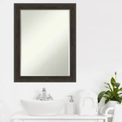 Amanti Art Shipwreck Greywash Narrow Petite Bevel Bathroom Wall Mirror 28 X 22 In. 14 Amanti Art Shipwreck Greywash Narrow Petite Bevel Bathroom Wall Mirror 28 X 22 In. -Baxton Studio Store GUEST f1479ee8 ea34 4cb4 a624 7d9f6d8bbafa
