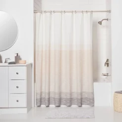 72" Dual Mount Cast Style Finial Shower Curtain Rod - Made By Design