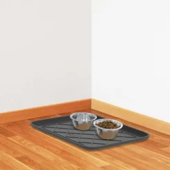 Fleming Supply All Weather Small Plastic Boot Tray - Dark Gray, Set Of 2 -Baxton Studio Store GUEST f20b9f3d f1a8 4c5a 8a99 7b122299687c 1