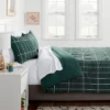 Grid Print Microfiber Reversible Comforter & Sheet Set Dark Green - Room Essentials⢠2 Grid Print Microfiber Reversible Comforter & Sheet Set Dark Green - Room Essentials⢠-Baxton Studio Store GUEST f2916d48 beca 4579 83de 73f308bcc6b6