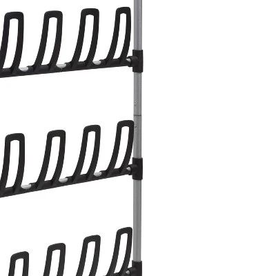 Organize It All Overdoor 12 Pair Shoe Rack Basic Collection 5 Organize It All Overdoor 12 Pair Shoe Rack Basic Collection - Image 3