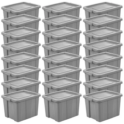 Sterilite Tuff1 18 Gallon Plastic Storage Tote Container Bin With Lid 8 Sterilite Tuff1 18 Gallon Plastic Storage Tote Container Bin With Lid - Image 6