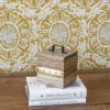 Trinket Box With Lid Wood & Brass Metal Handle By Foreside Home & Garden 2 Trinket Box With Lid Wood & Brass Metal Handle By Foreside Home & Garden -Baxton Studio Store GUEST f62a0beb 0e25 4070 903a 1cc372ef582b
