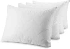 Waterguard Quilted Waterprof Cotton Top Pillow Protector Set Of 4 White -Baxton Studio Store GUEST f6a9cd81 864b 4893 91c8 4d2a69f6c54e