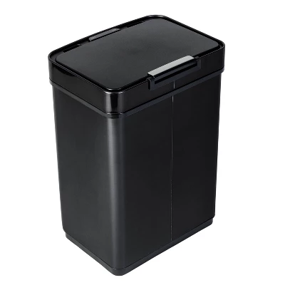 Honey-Can-Do 50L Stainless Steel Sensor Trash Can Black 4 Honey-Can-Do 50L Stainless Steel Sensor Trash Can Black - Image 2