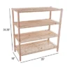 Hastings Home 4-Tier Space-Saver Wood Shoe Rack And Storage Shelves 1 Hastings Home 4-Tier Space-Saver Wood Shoe Rack And Storage Shelves -Baxton Studio Store GUEST f7b5c2bf 8e06 4158 bb47 2ddbabead5f1