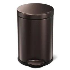 Simplehuman 4.5L Round Step Trash Can -Baxton Studio Store GUEST f8eba1c8 fbf4 483e 8ce2 05913773c9be