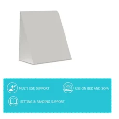 Continental Sleep, Mattress System Bed Wedge Pillow Foam Incline, Heartburn, Legs And Back Support For Acid Reflux, Increases Blood Flow, 24", White -Baxton Studio Store GUEST f956febf 32d5 49d6 9f8c 0a90d43d212a