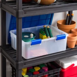 IRIS 26.5qt WeatherPro Plastic Storage Bin -Baxton Studio Store GUEST f9c5a4de bcd2 4276 88df 383971834ace