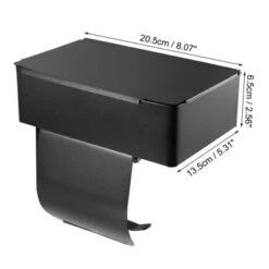 Unique Bargains Wall Mount For Kitchen Bathroom With Shelf Toilet Paper Holder Black 1 Pcs -Baxton Studio Store GUEST f9e69b6d cb60 438c 84fe f5a1bcc80761