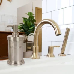 Dual Ridge Collection Lotion And Soap Dispenser - Nu Steel 7 Dual Ridge Collection Lotion And Soap Dispenser - Nu Steel -Baxton Studio Store GUEST f9f34912 e559 49b2 908c aaec0e662484