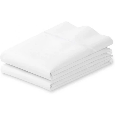 Trinity 800 Thread Count 100% Cotton Sateen Weave Pillowcases, White, 2 Pack 3 Trinity 800 Thread Count 100% Cotton Sateen Weave Pillowcases, White, 2 Pack