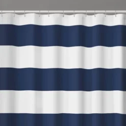 Porter Striped Shower Curtain Navy - Zenna Home 8 Porter Striped Shower Curtain Navy - Zenna Home -Baxton Studio Store GUEST fbb2ee52 60ac 41ad a1c9 4bb33f3937e5
