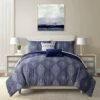 Geo Comforter Set Navy Blue - Lanwood Home -Baxton Studio Store GUEST fc684abc e702 45a4 900b 7174411df966