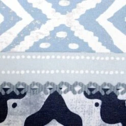 Elliott Shower Curtain Blue - Moda At Home