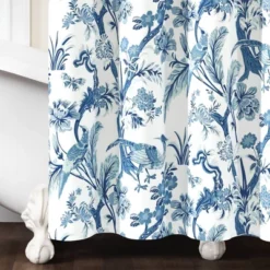 Dolores Shower Curtain Blue - Lush Décor 8 Dolores Shower Curtain Blue - Lush Décor -Baxton Studio Store GUEST fe9015e5 0d57 4d78 b3cf 3c28aad14bc7